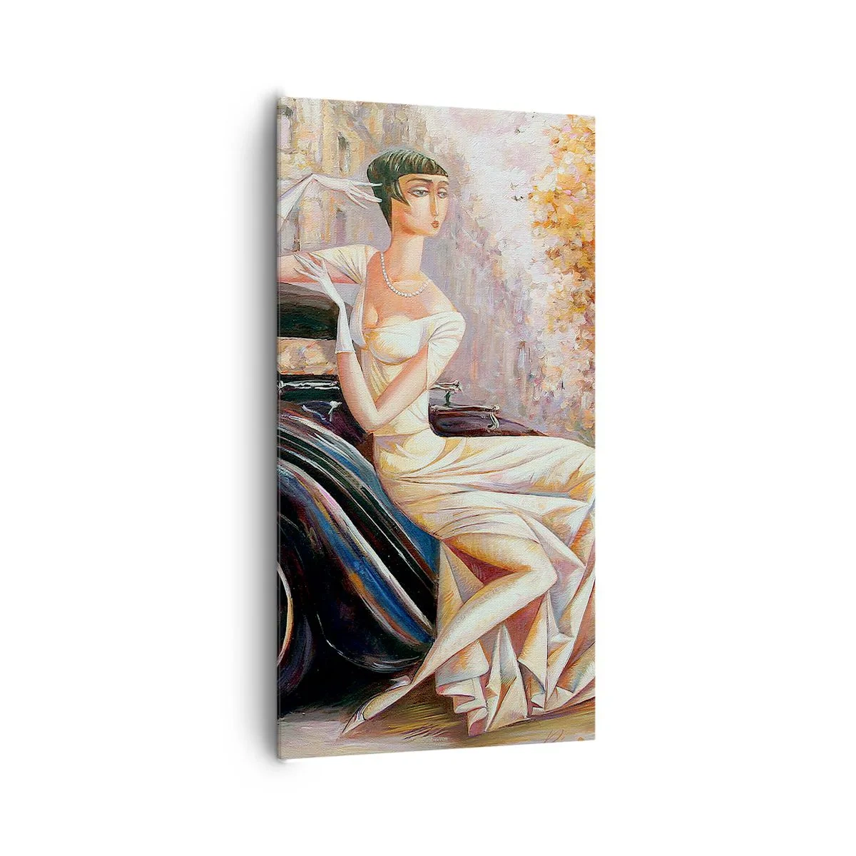 Tablou pe pânză - Eleganță retro - 65x120 cm