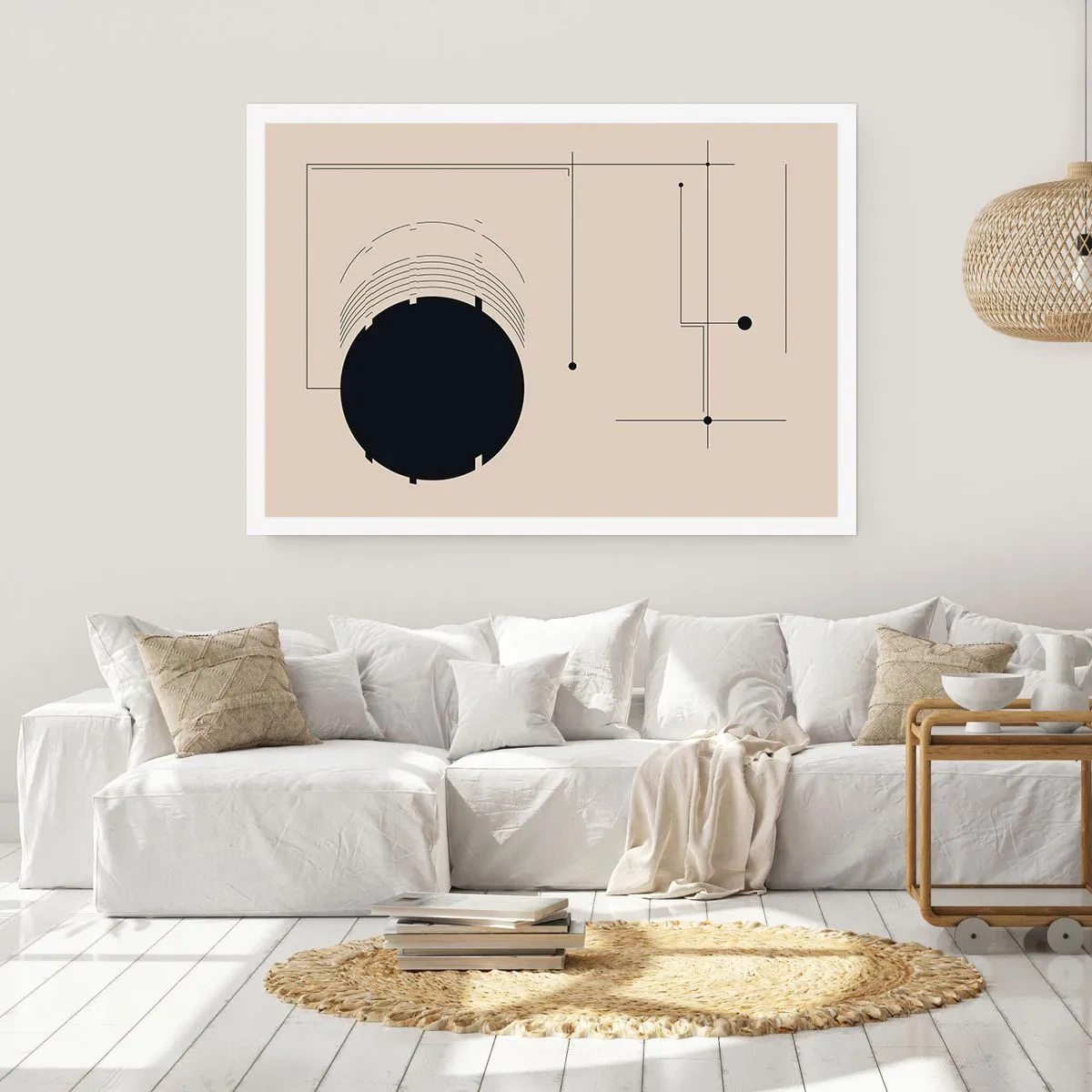 Poster - Compoziție flexibilă și dinamică - 100x70 cm