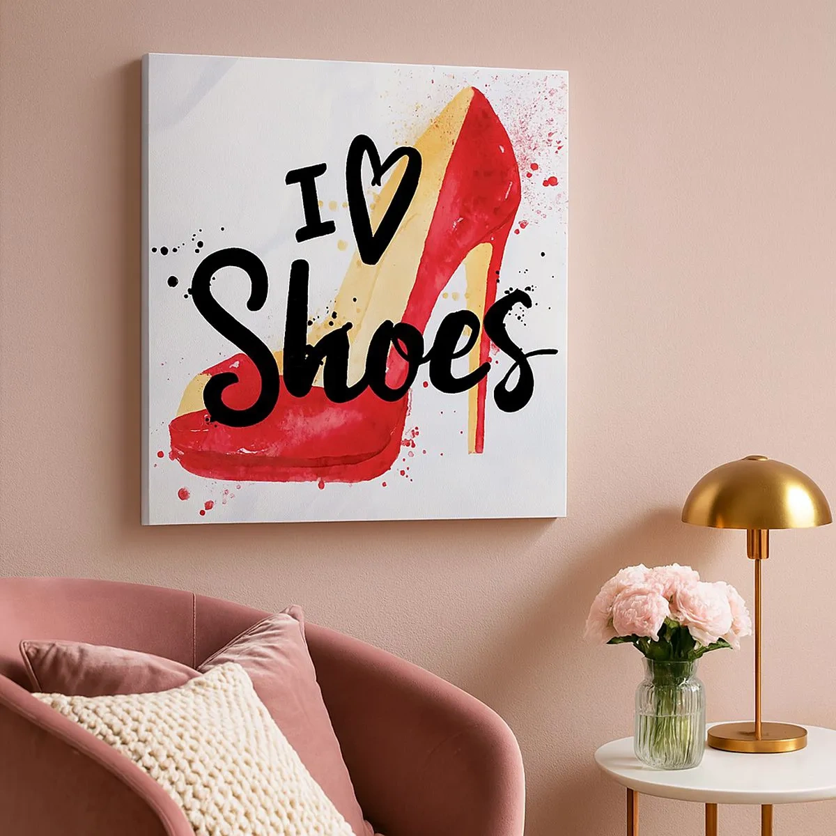 Tablou pe pânză - Dragostea are mai multe nume - 30x30 cm