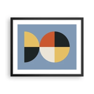 Poster în ramă neagră - Uită-te și numără - 50x40 cm