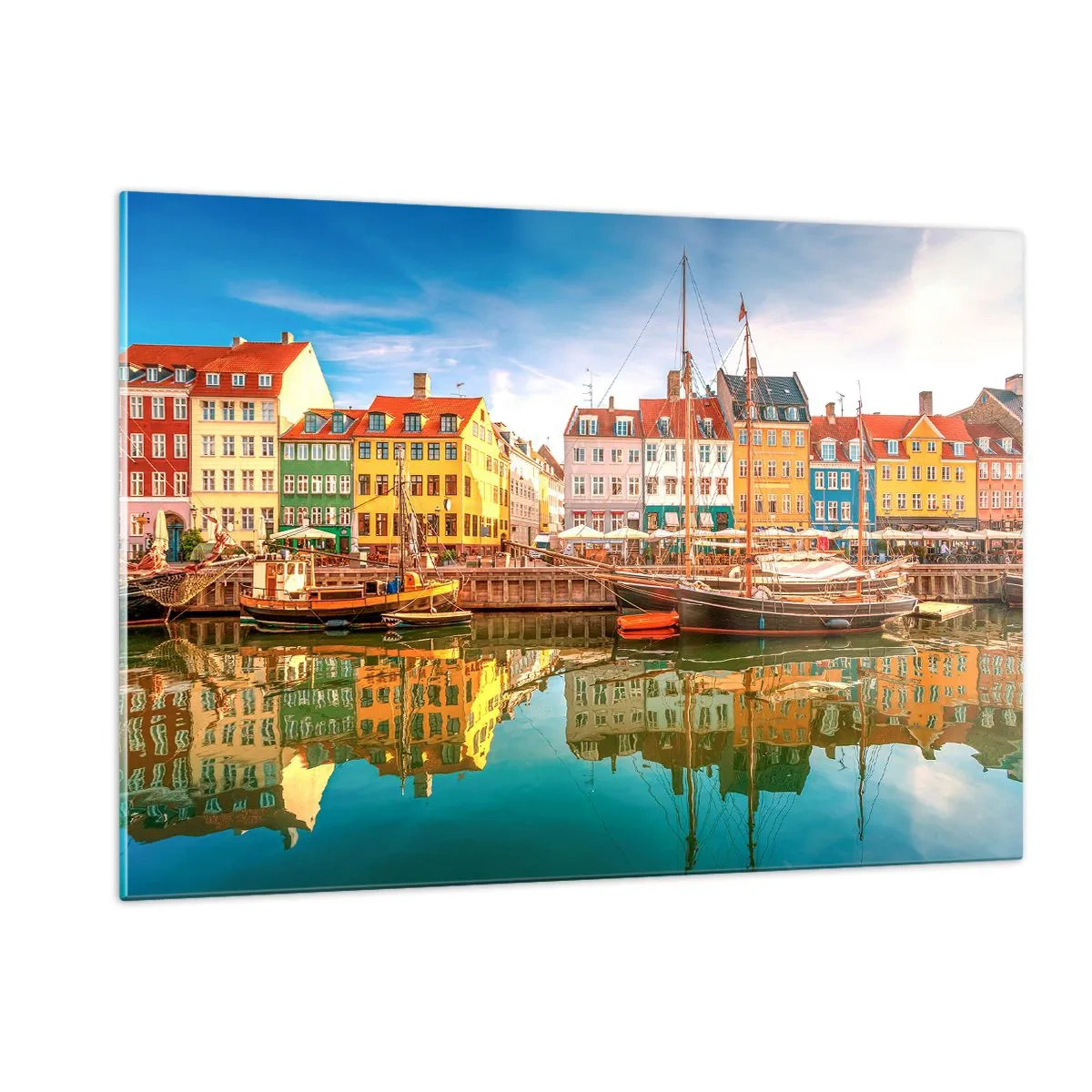 Tablou pe sticlă - Spre o apă netedă ca o oglindă - 120x80 cm