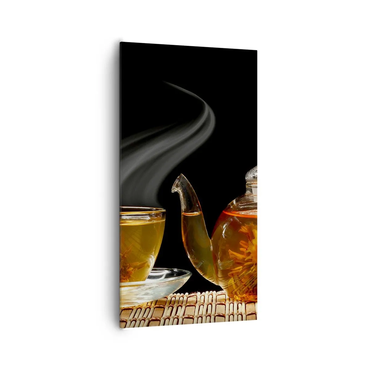 Tablou pe pânză - Magia și arta preparării ceaiului - 65x120 cm