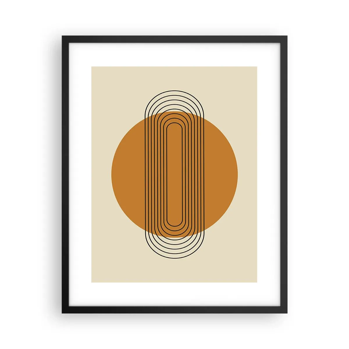 Poster în ramă neagră - Planul perfect - 40x50 cm