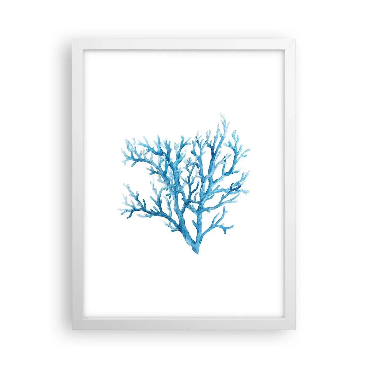 Poster în ramă albă - Filigranul marin - 30x40 cm