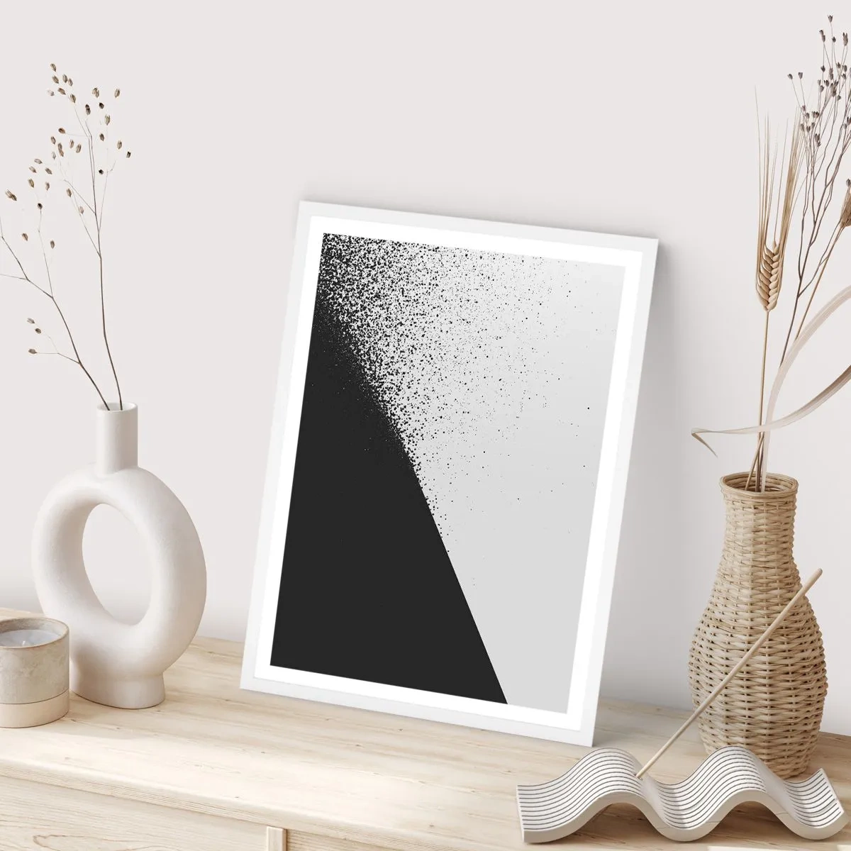 Poster în ramă albă - Din ce în ce mai repede, din ce în ce mai mult - 30x40 cm