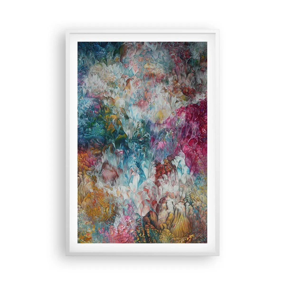 Poster în ramă albă - În plină înflorire - 61x91 cm