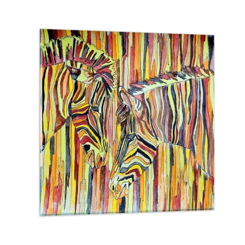 Tablou pe sticlă - Deci și tu.. - 70x70 cm