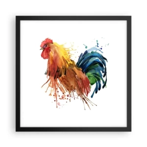 Poster în ramă neagră - Haina regală, mândria regală - 40x40 cm