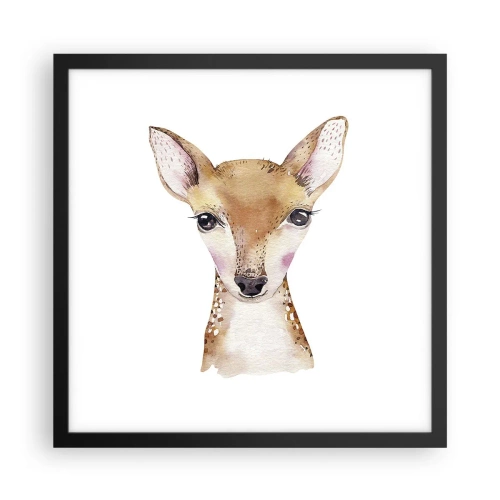 Poster în ramă neagră - Natura inocenței - 40x40 cm