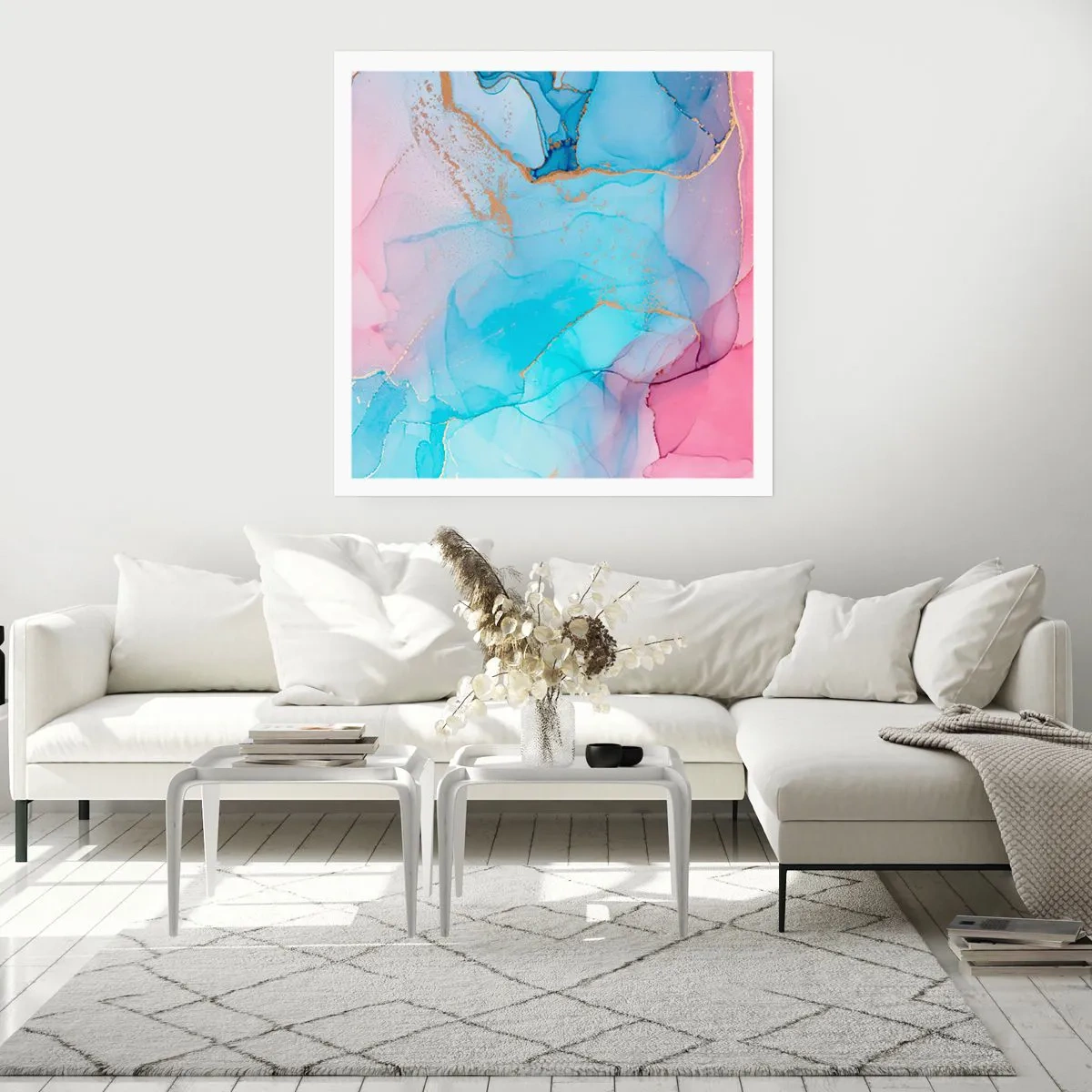 Poster - Întâlnire și întrepătrundere - 60x60 cm