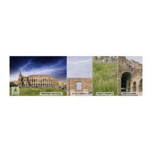 Mostră tapet Premium Canvas - Arena de luptă - Arhitectură, Roma, Colosseum - 100x30 cm