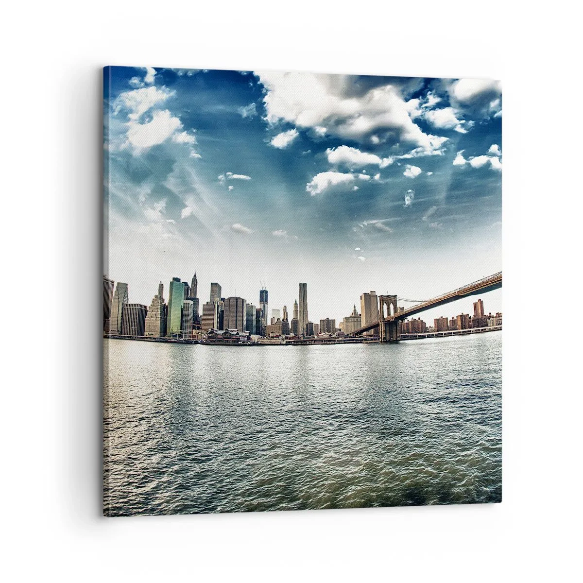 Tablou pe pânză - Insula de sticlă - 60x60 cm