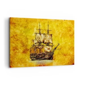 Tablou pe pânză - Ne îndreptăm spre Tortuga! - 100x70 cm