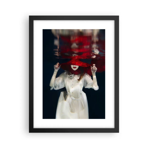 Poster în ramă neagră - Frumoasa fantomă - 30x40 cm