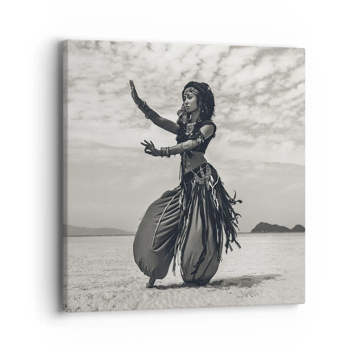 Tablou pe pânză - Dansul insulelor sudice - 40x40 cm