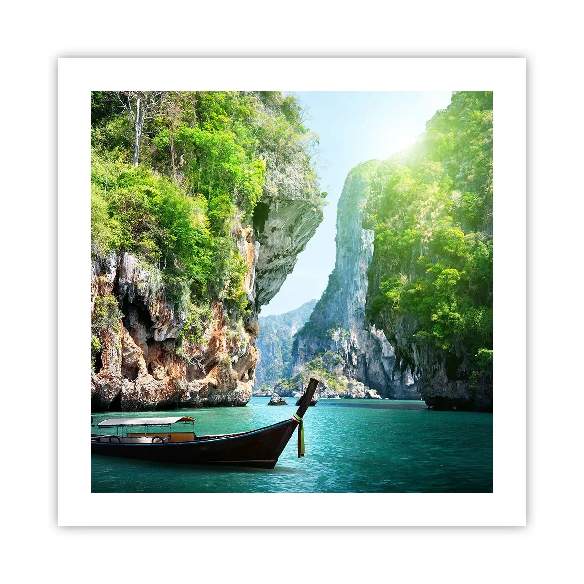 Poster - Invitație la o călătorie exotică - 50x50 cm