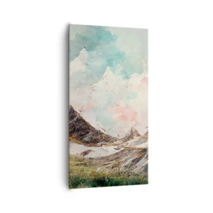 Tablou pe pânză - Lame de piatră - 65x120 cm