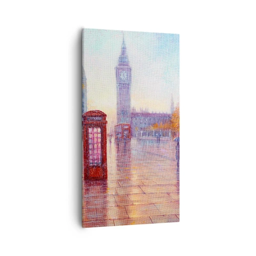 Tablou pe pânză - O zi de toamnă londoneză - 55x100 cm