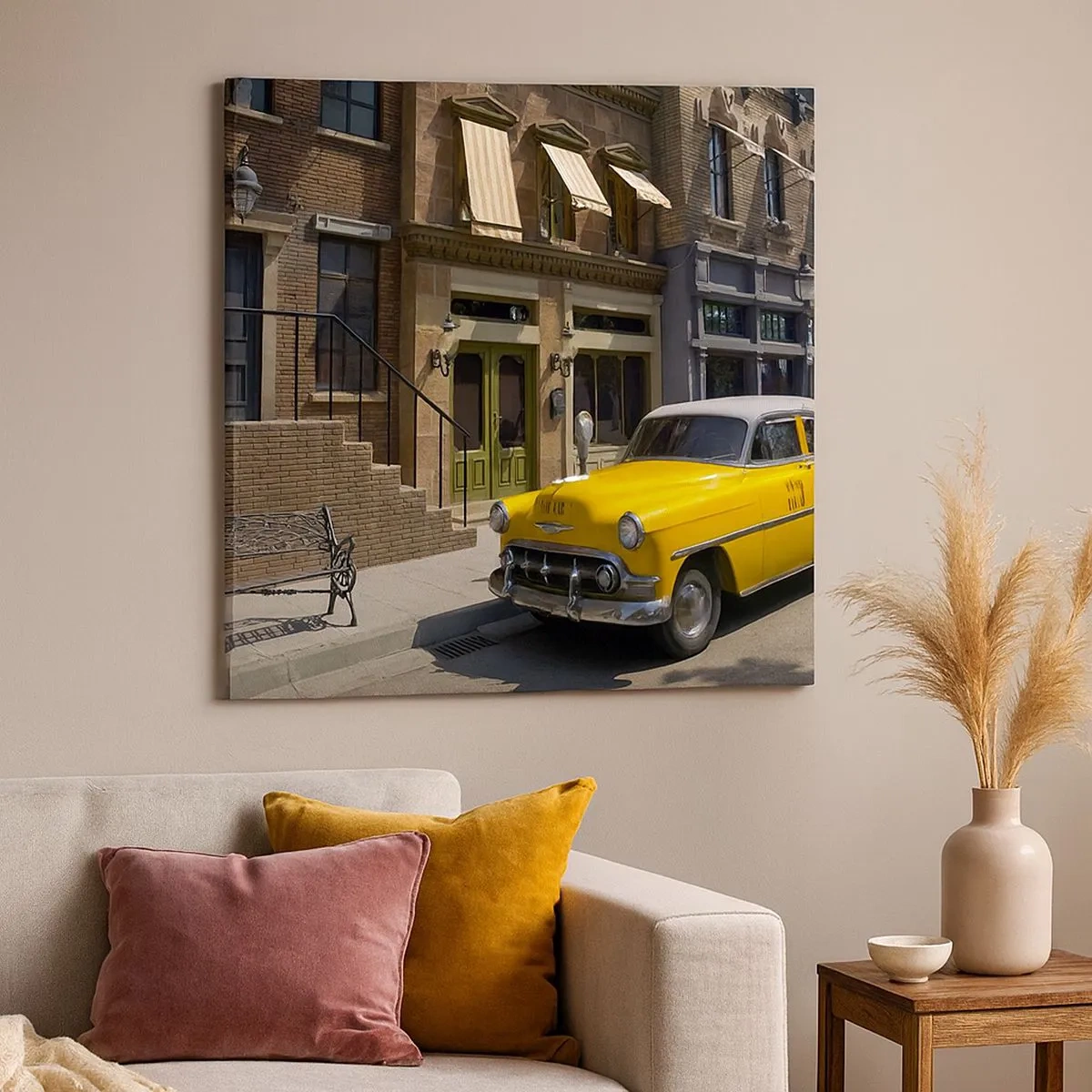 Tablou pe pânză - A fost odată ca niciodată în America - 30x30 cm