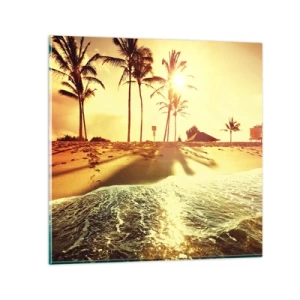 Tablou pe sticlă - California după-amiază - 50x50 cm