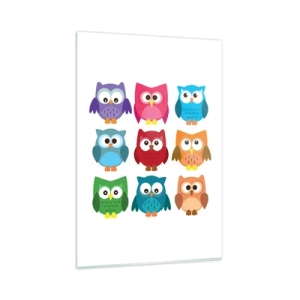 Tablou pe sticlă - Diferențele pot fi amuzante - 80x120 cm