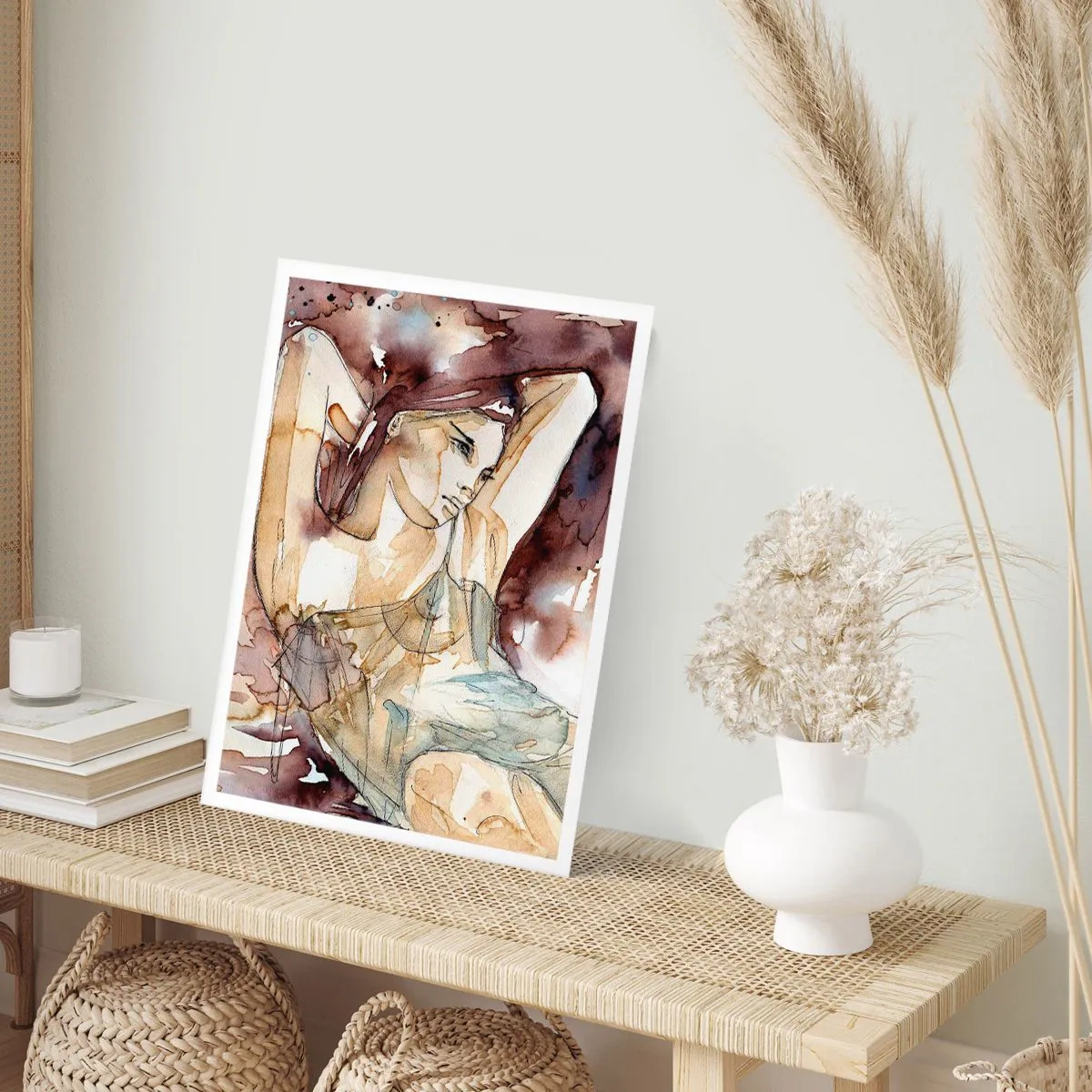 Poster - Într-o dispoziție mov deschis - 70x100 cm