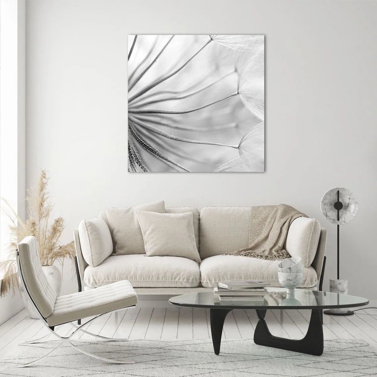 Tablou pe sticlă - Suflarea zmeilor - 40x40 cm