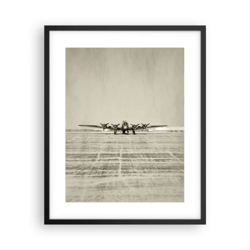 Poster în ramă neagră - Pregătit, ca întotdeauna - 40x50 cm