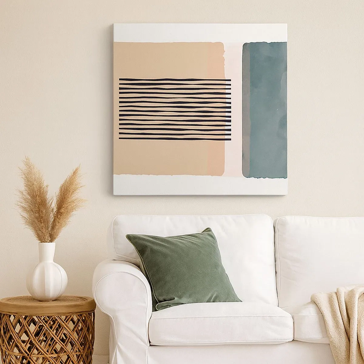 Tablou pe pânză - Totul este în regulă - 30x30 cm