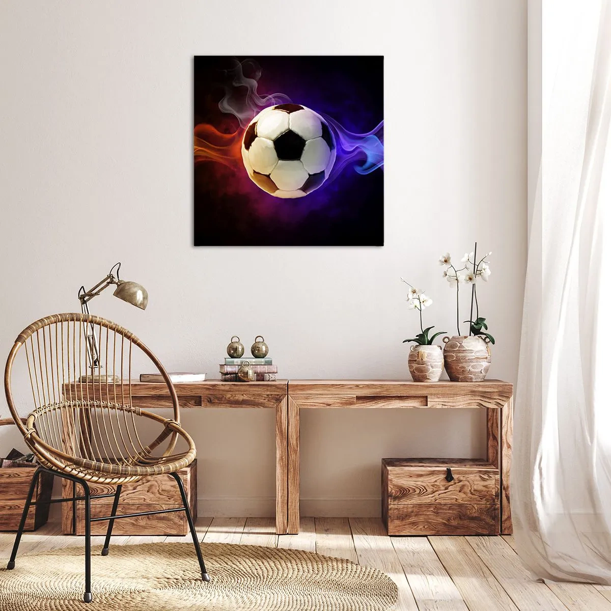 Tablou pe pânză - Puterea magică a jocului - 50x50 cm