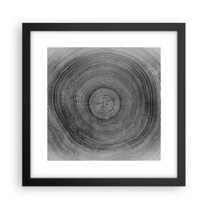 Poster în ramă neagră - Un semn al vremurilor - 30x30 cm