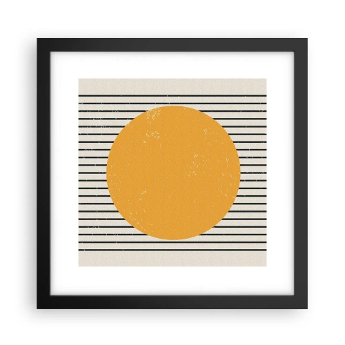Poster în ramă neagră - Puterea simplității - 30x30 cm