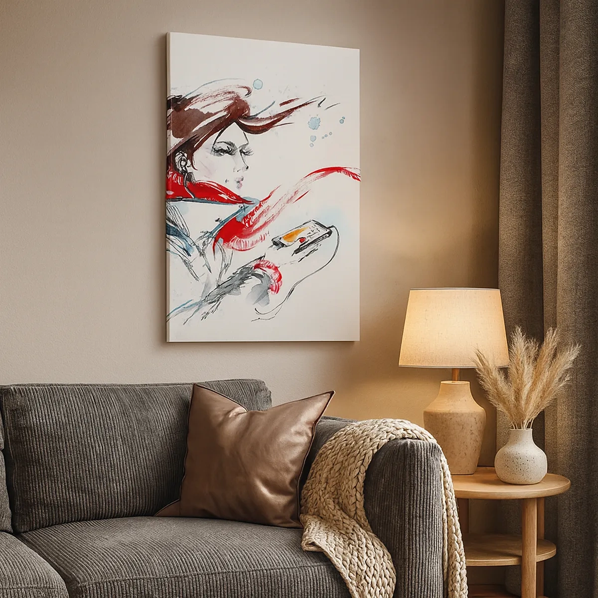 Tablou pe pânză - Ceva cântă în mine - 50x70 cm