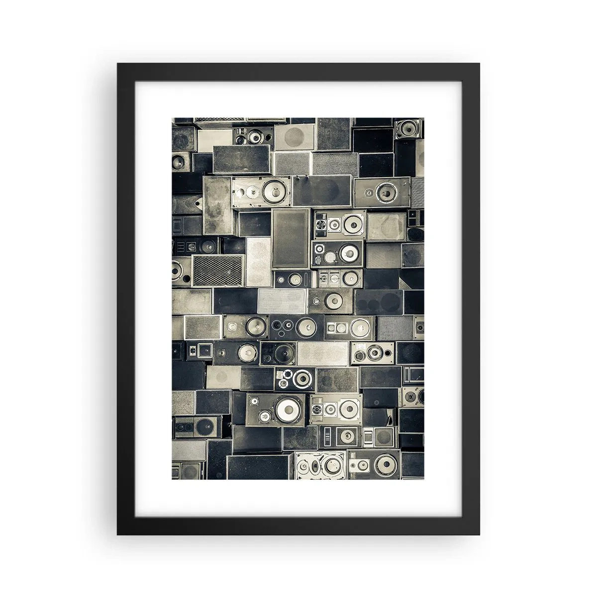 Poster în ramă neagră - Și totul este în regulă - 30x40 cm
