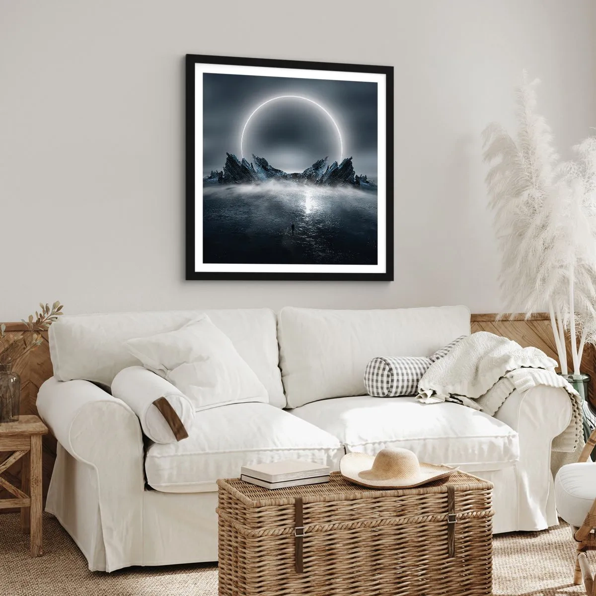 Poster în ramă neagră - Final de poveste - 50x50 cm