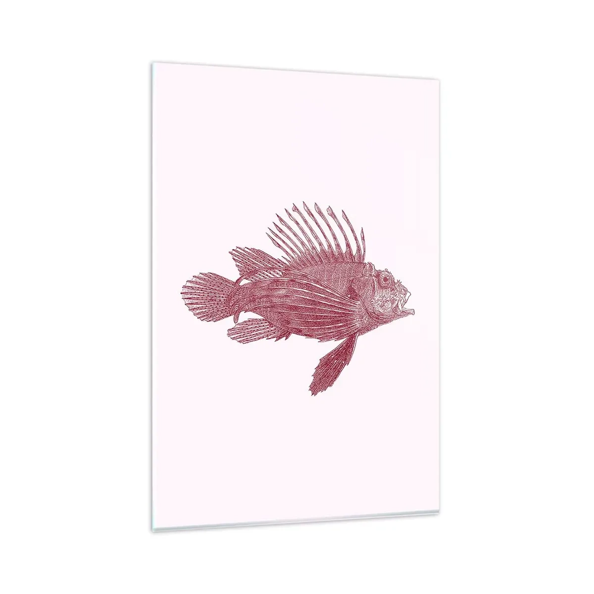 Tablou pe sticlă - Un locuitor al apelor exotice - 80x120 cm