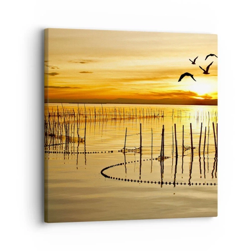 Tablou pe pânză - În zona pescuitului - 30x30 cm