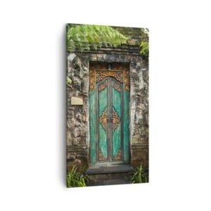Tablou pe pânză - O ușă către o lume exotică - 45x80 cm