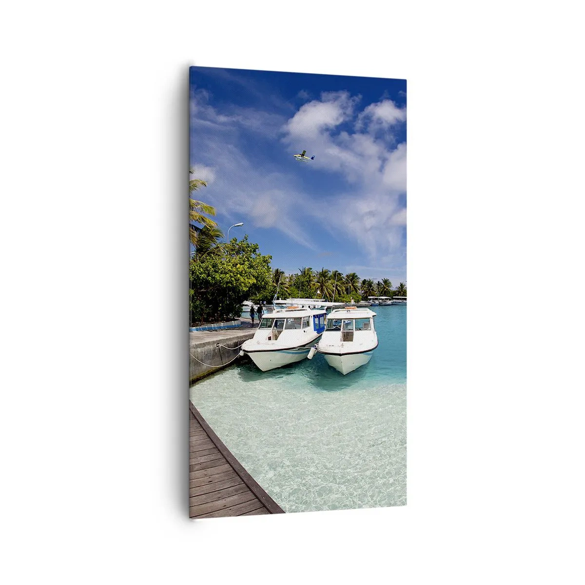 Tablou pe pânză - Și totuși paradisul există - 65x120 cm