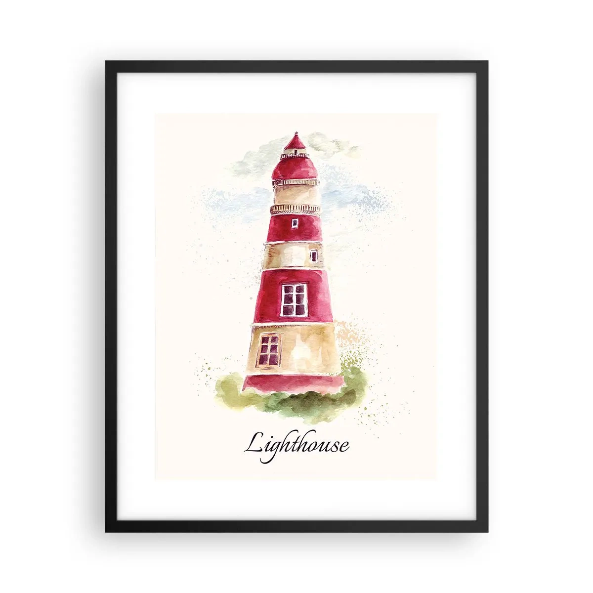 Poster în ramă neagră - Întotdeauna vreme bună - 40x50 cm