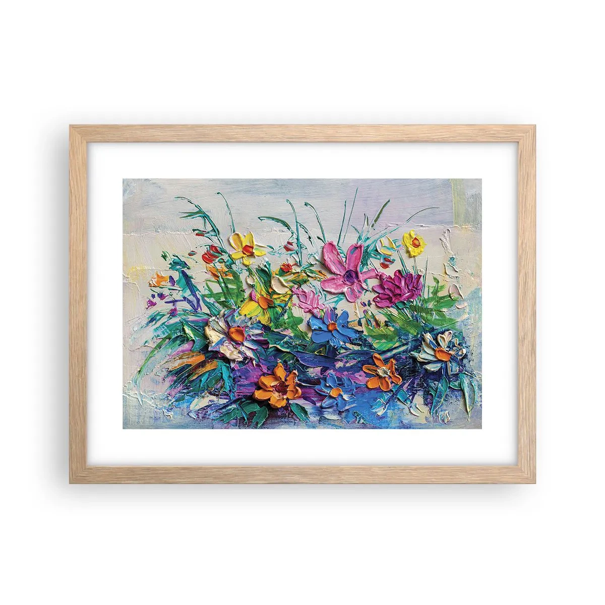 Poster în ramă de stejar deschis - Nu este deloc o natură moartă - 40x30 cm