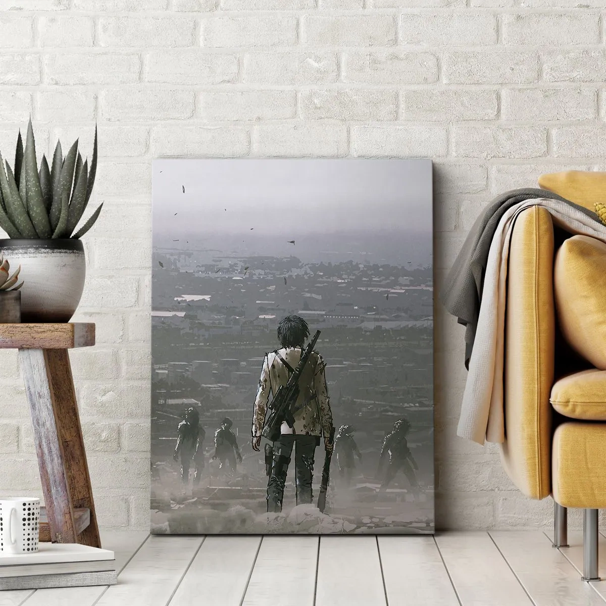 Tablou pe pânză - Ultimul om în picioare? - 50x70 cm