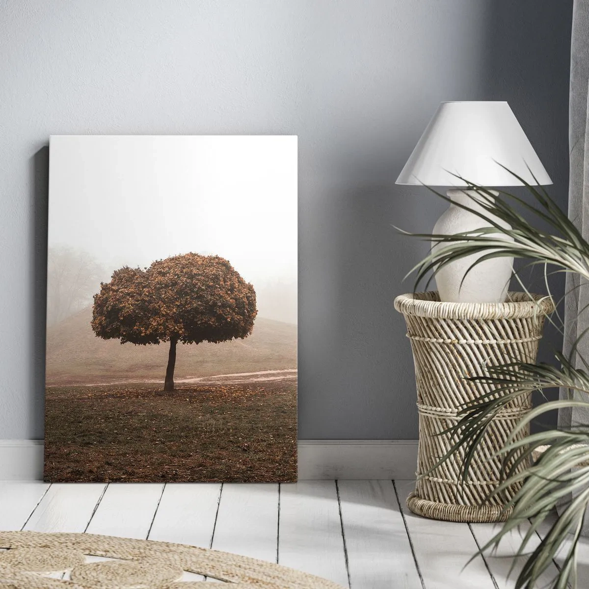 Tablou pe pânză - După o vară aglomerată - 45x80 cm