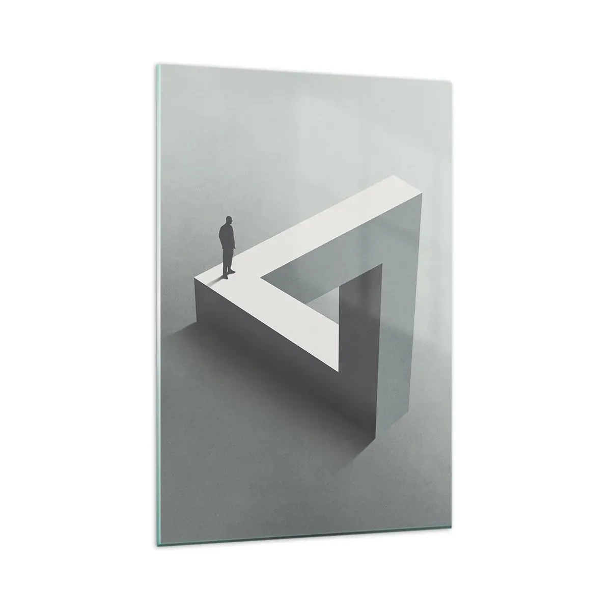 Tablou pe sticlă - Și totuși este posibil - 80x120 cm