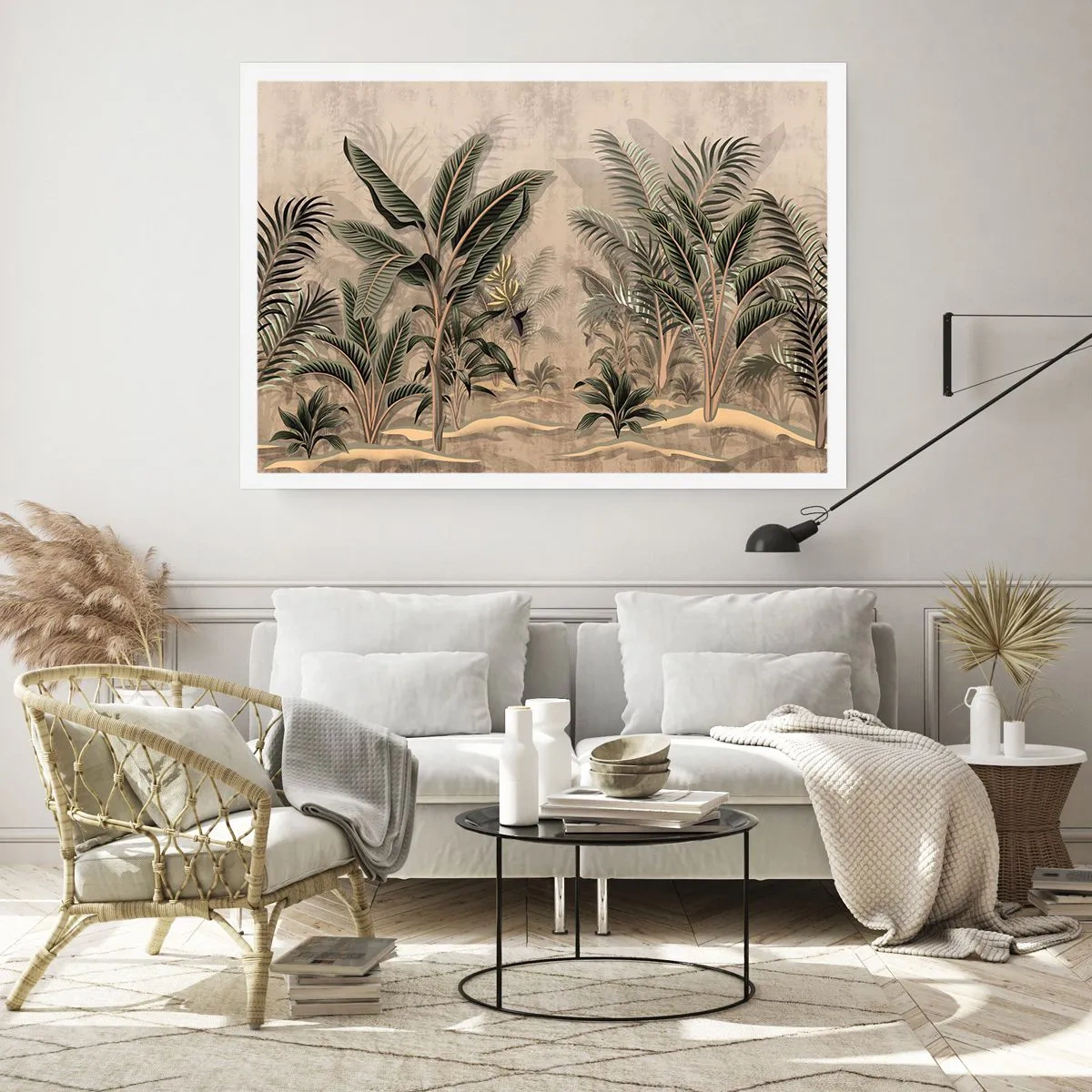 Poster - Gravură în stil colonial - 100x70 cm