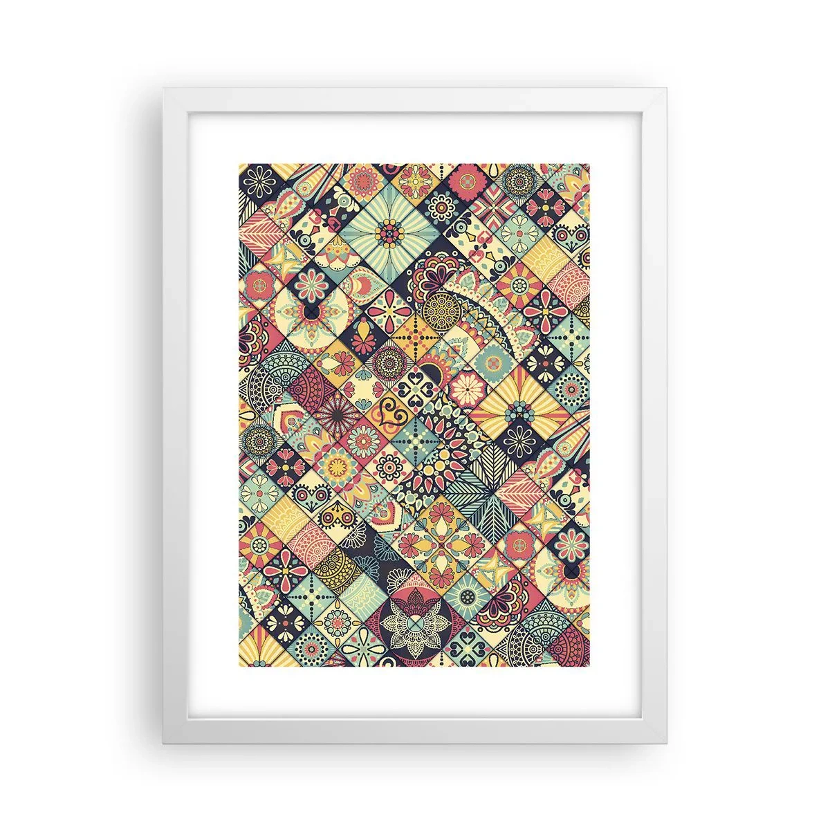 Poster în ramă albă - Clima marocană - 30x40 cm