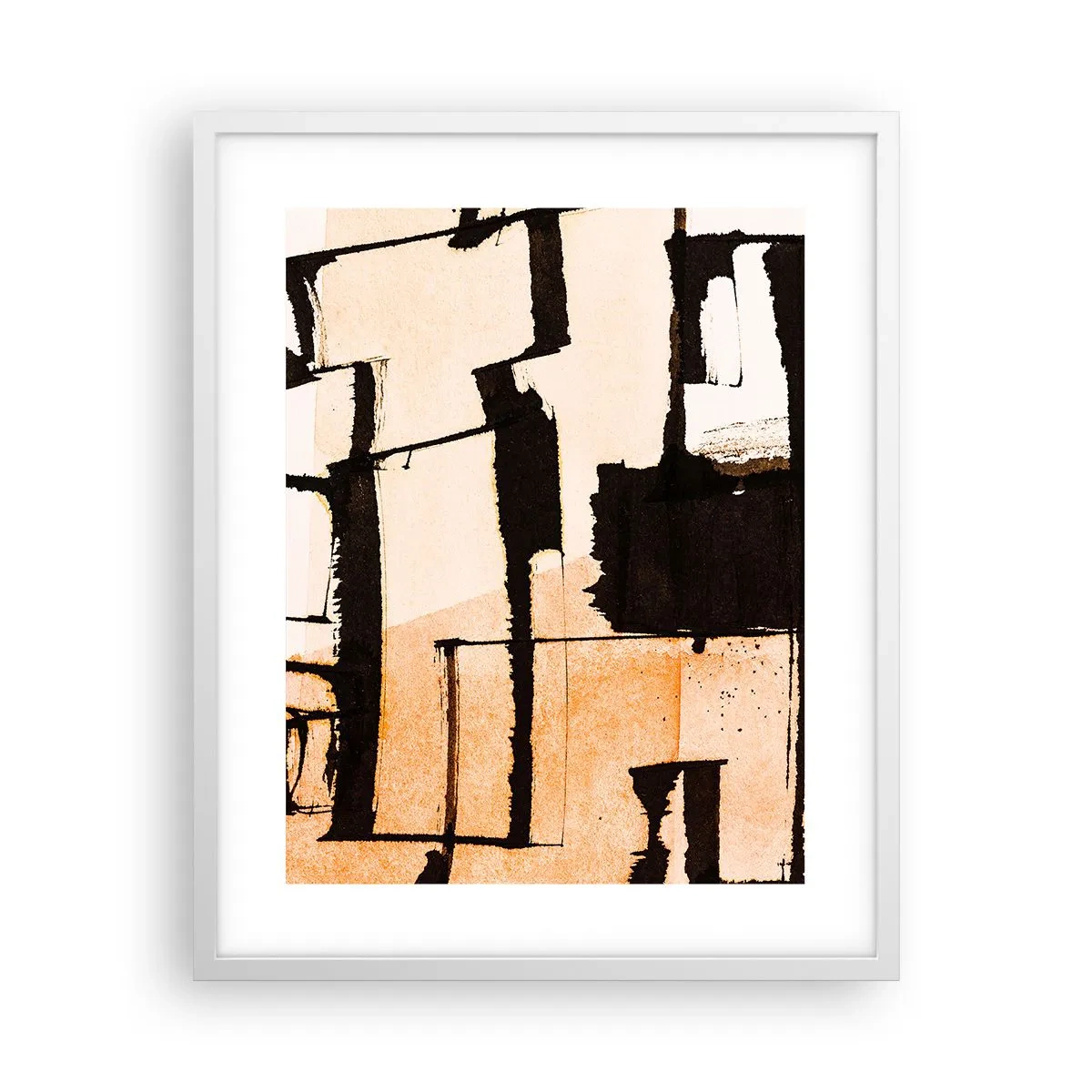 Poster în ramă albă - Cu toate acestea, ordinea - 40x50 cm