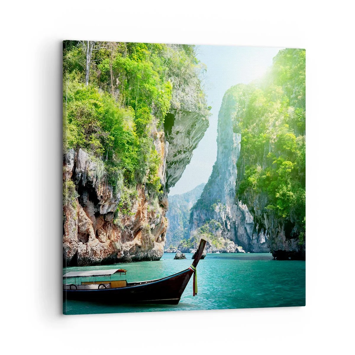 Tablou pe pânză - Invitație la o călătorie exotică - 50x50 cm
