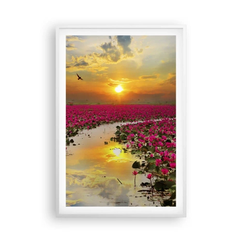 Poster în ramă albă - Viața secretă a lacului - 61x91 cm