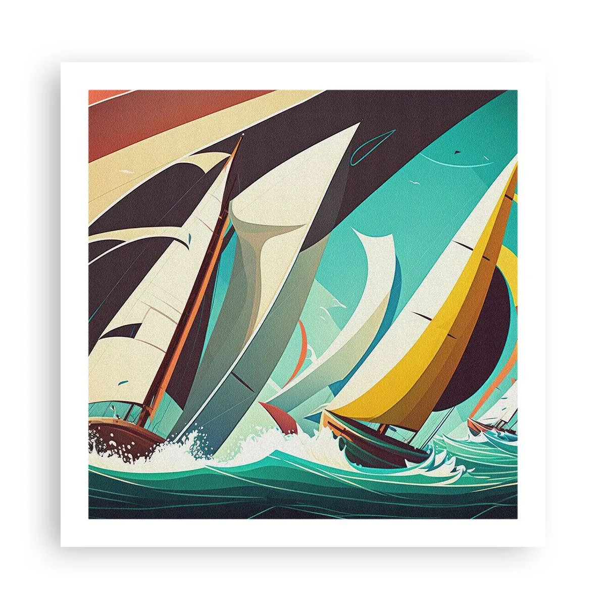 Poster - Voinici și învingători - 60x60 cm